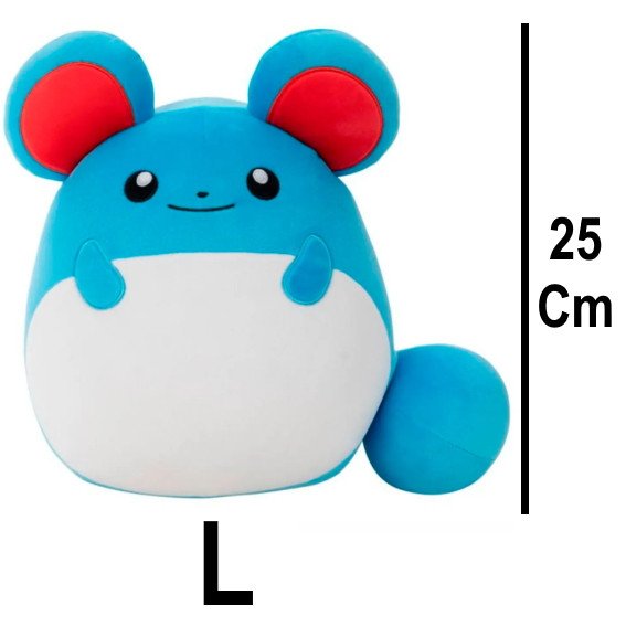 Peluche Marrill gordito - Tamaño L - 25Cm
